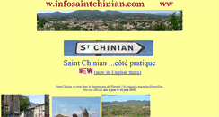 Desktop Screenshot of infosaintchinian.com